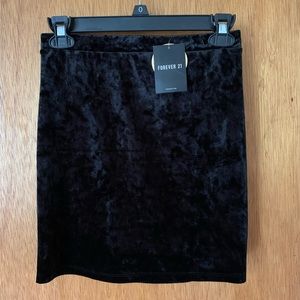 Forever 21 - crushed velvet skirt
